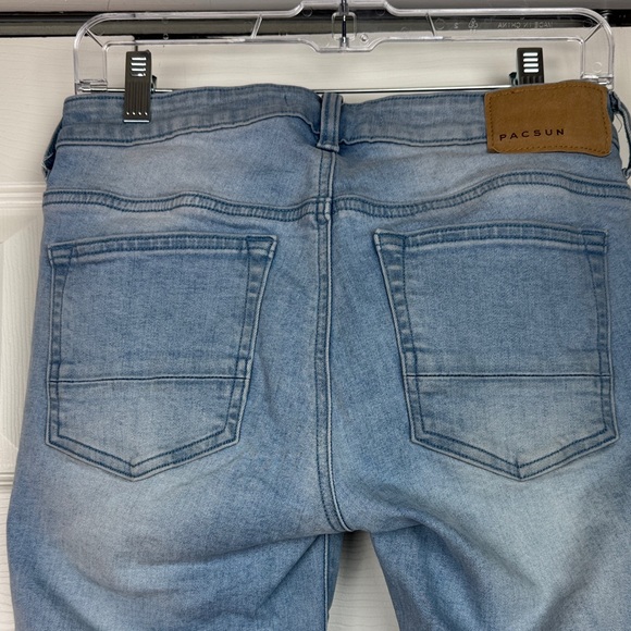 PacSun Light Blue Men’s Skinny Jeans - Picture 9 of 11